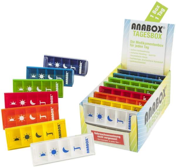 Anabox Tagesbox Bunt Pikto