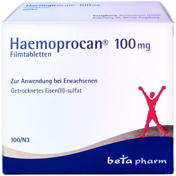Haemoprocan 100 mg 100 Filmtabletten