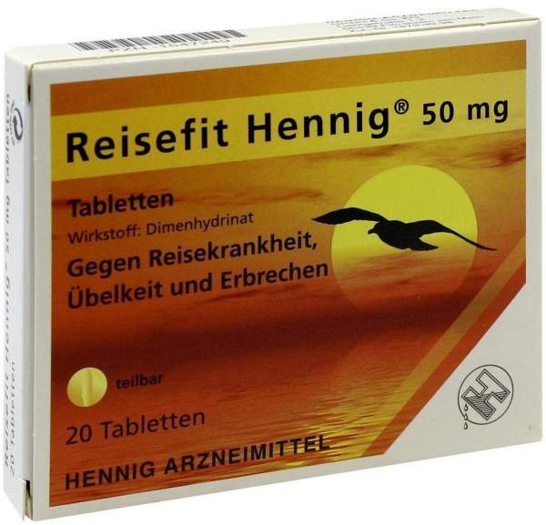 Reisefit Hennig 20 Tabletten