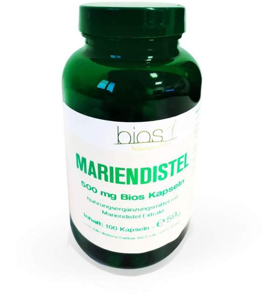 Mariendistel 500 mg Bios 100 Kapseln