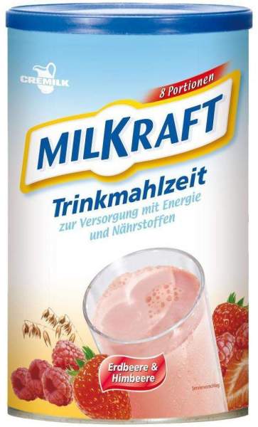 Milkraft Trinkmahlzeit Erdbeere Himbeere Pulver
