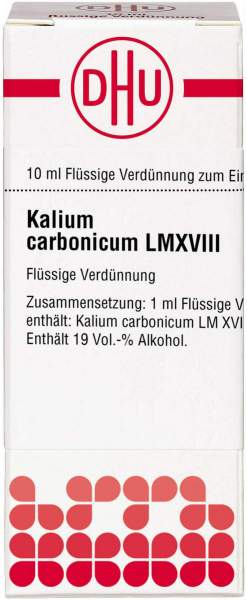 Dhu Kalium Carbonicum Lmxviii Dilution 10 ml