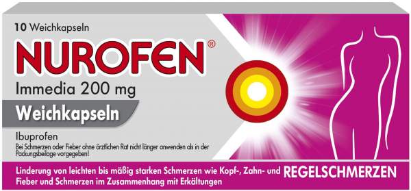 Nurofen Immedia 200 mg 10 Weichkapseln