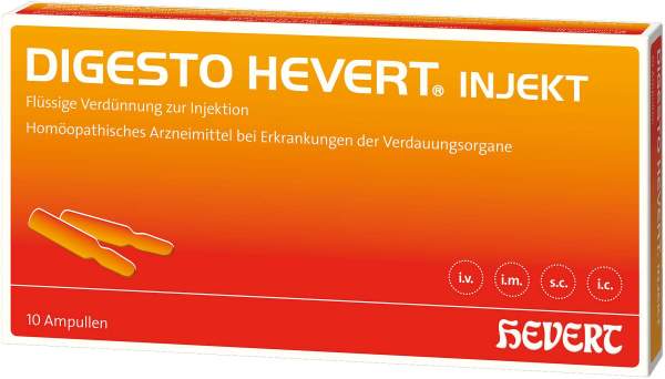 Digesto Hevert Injekt 10 X 2 ml Ampullen