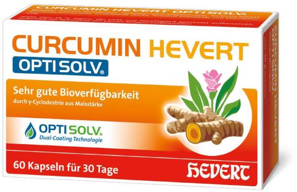 Curcumin Hevert Optisolv Kapseln 60 Stück