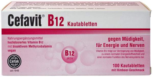 Cefavit B12 Kautabletten 100 Stück