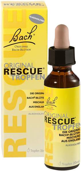 Bach Original Rescue Tropfen alkoholfrei 20 ml