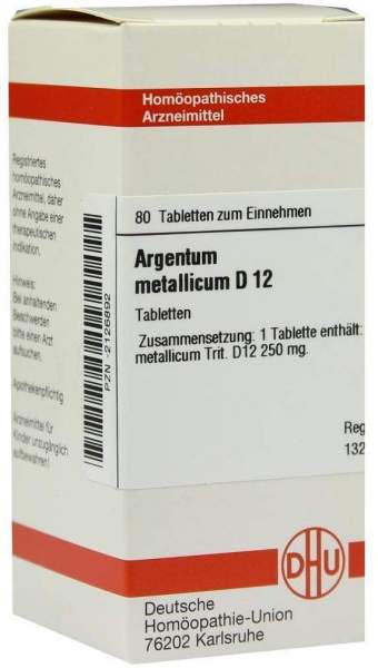 DHU Argentum metallicum D12 Tabletten