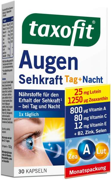 Taxofit Augen Sehkraft 30 Kapseln