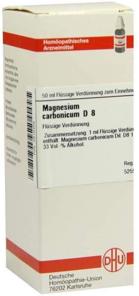 Magnesium Carbonicum D8 Dhu 50 ml Dilution