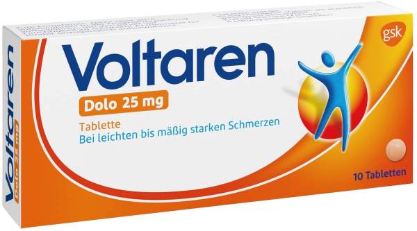 Voltaren Dolo 25 mg 10 überzogene Tabletten