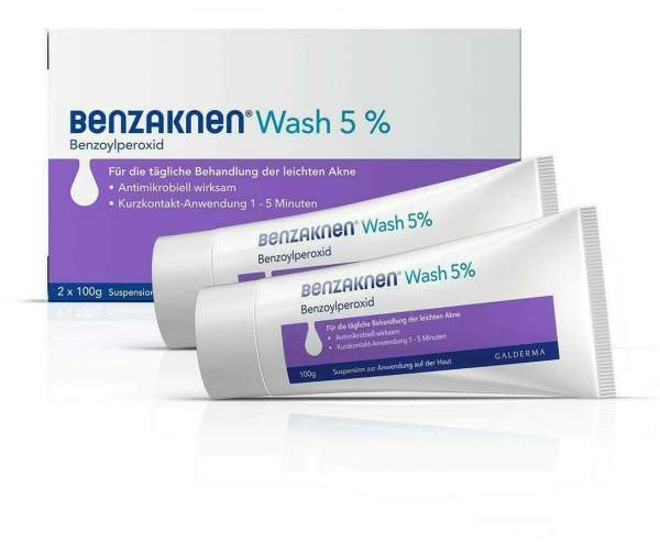 Benzaknen Wash 5 % Suspension 2 x 100 g