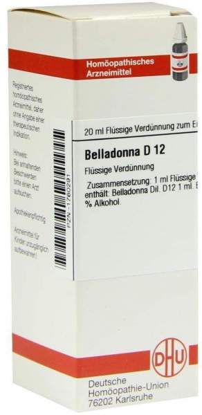 DHU Belladonna D12 20 ml Dilution