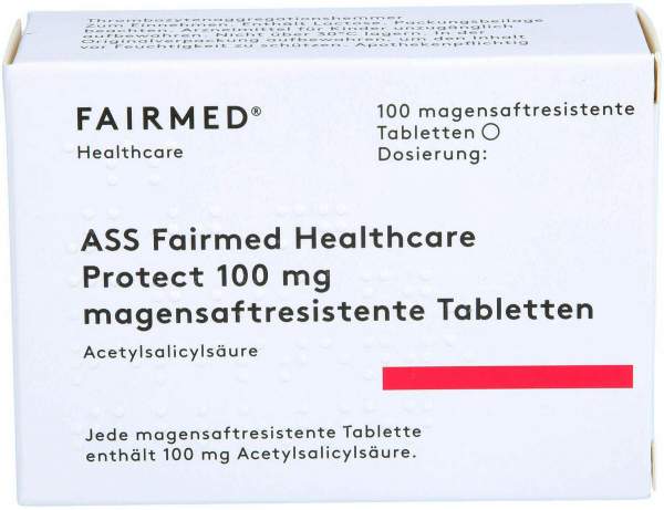 ASS Fairmed Healthcare Protect 100 mg msr.Tablette