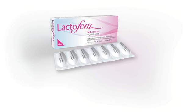 Lactofem Milchsäure 7 Vaginalzäpfchen