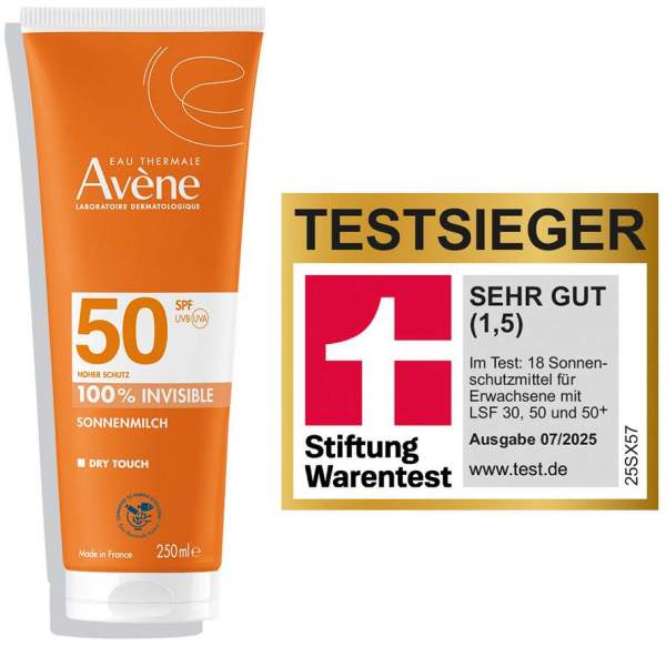 Avene Sonnenmilch SPF 50 250 ml