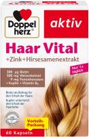 Doppelherz Haar Vital + Zink + Hirseextrakt 60 Kapseln