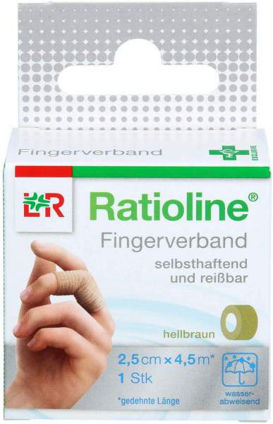 Ratioline Selbsthaft.Fingerv.2,5cmx4,5m Hellbraun