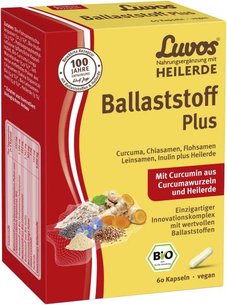 Luvos Heilerde Bio Ballaststoff Plus Kapseln