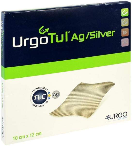 Urgotuel Silver 10x12cm 10 Wundgaze