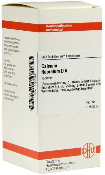 Calcium Fluoratum D6 200 Tabletten