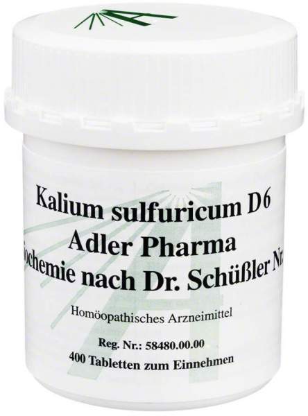 Biochemie Adler 6 Kalium Sulfuricum D6 400 Tabletten