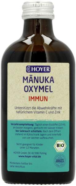 Hoyer Manuka Oxymel IMMUN Elixier 200 ml