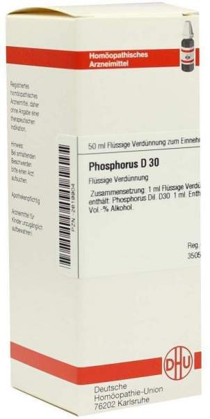 Phosphorus D30 Dilution 50 ml Dilution