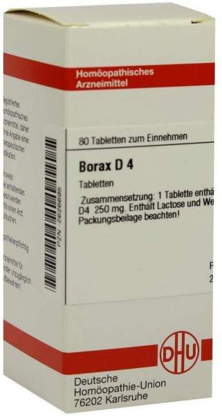 Dhu Borax D4 80 Tabletten