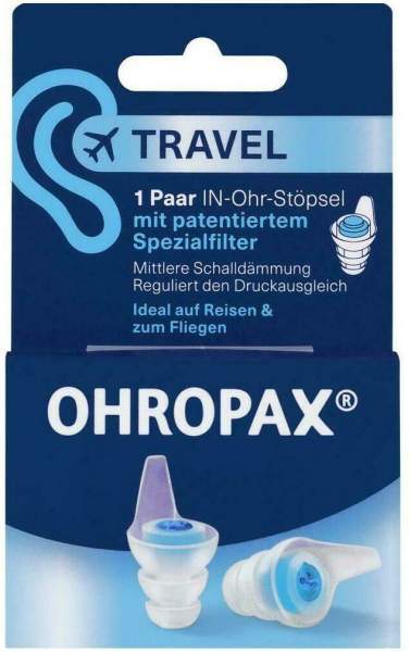 Ohropax Travel Filterstöpsel In-Ohr 1 Paar