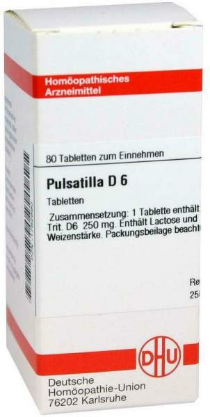 Dhu Pulsatilla D6 80 Tabletten
