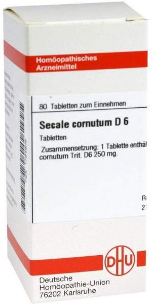 Secale Cornutum D6 Tabletten 80 Tabletten