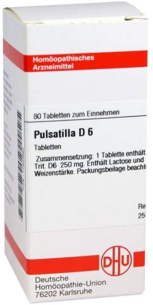 Pulsatilla D6 80 Tabletten