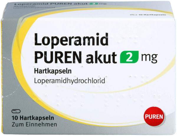Loperamid Puren Akut 2 mg Hartkapseln