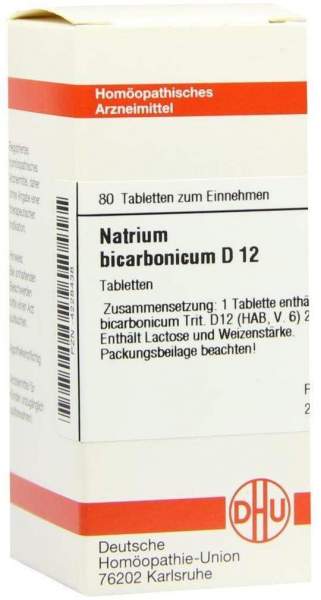 Natrium Bicarbonicum D 12 Tabletten