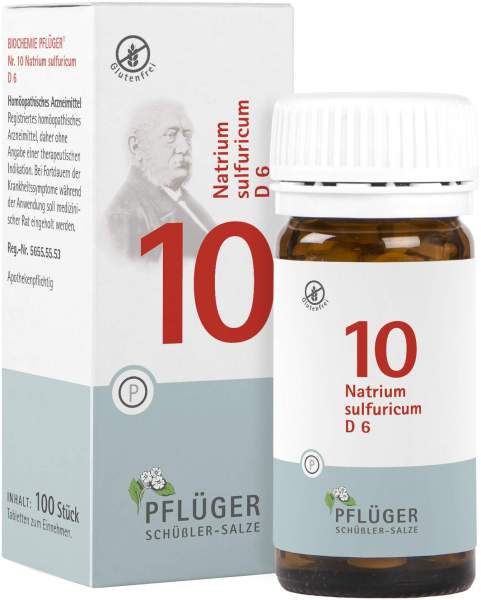 Biochemie Pflüger 10 Natrium Sulfuricum D6 100 Tabletten