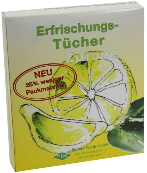 Erfrischungstücher Zitrone 10 Stück
