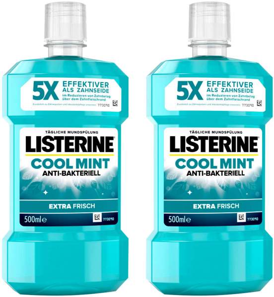 Listerine Cool Mint Mundspülung 2 x 500 ml