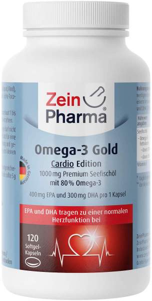 Omega 3 Gold Herz Dha 300mg Epa 400 mg 120 Softgel Kapseln