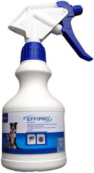 Effipro 2,5 mg Pro ml Spray 250 ml Für Hund und Katze