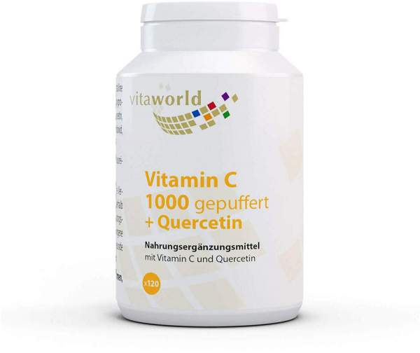 Vitamin C 1000 Gepuffert + Quercetin 120 Tabletten