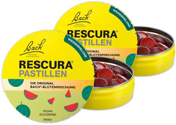 Bach Original Rescura Wassermelone 2 x 50 g Pastillen
