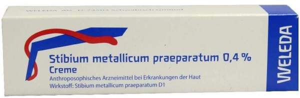 Weleda Stibium Metallicum Praeparatum 0,4% 25 g Creme