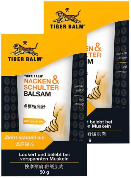 TIGER BALM Nacken und Schulter Balsam 2 x 50 g Balsam