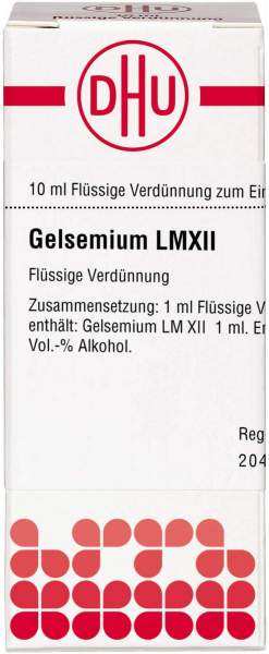 Dhu Gelsemium Lmxii Dilution 10 ml