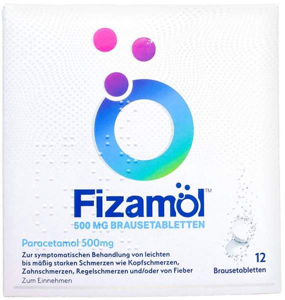 Fizamol 500 mg Brausetabletten 12 Stück