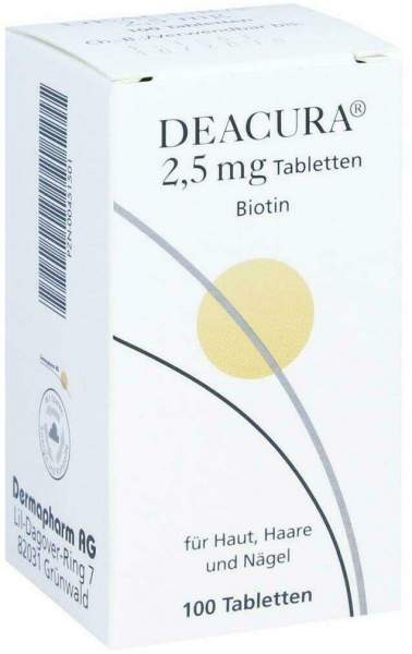 Deacura 2,5 mg 100 Tabletten