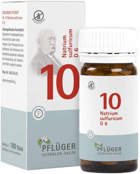Biochemie Pflüger 10 Natrium Sulfuricum D6 100 Tabletten
