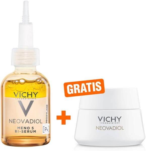 Vichy Neovadiol Meno 5 BI-Serum 30 ml + gratis Nachtpflege nach den Wechseljahren 15 ml