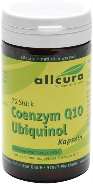 Coenzym Q10 Ubiquinol 100 mg Kapseln 75 Stück
